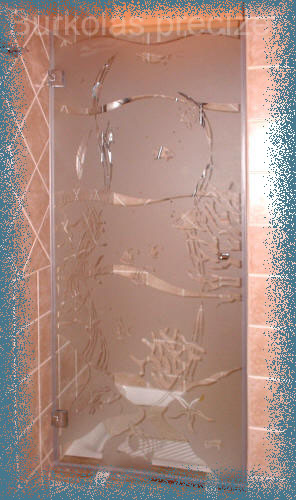 zuhanyzó üveg ajtó